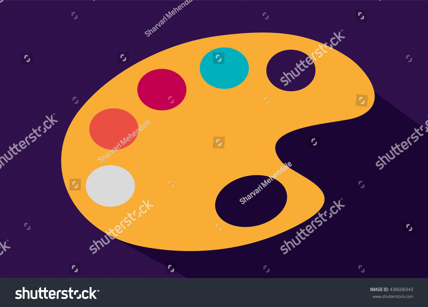 Artists Colour Palette Basically Use Any Stock Illustration 438606943