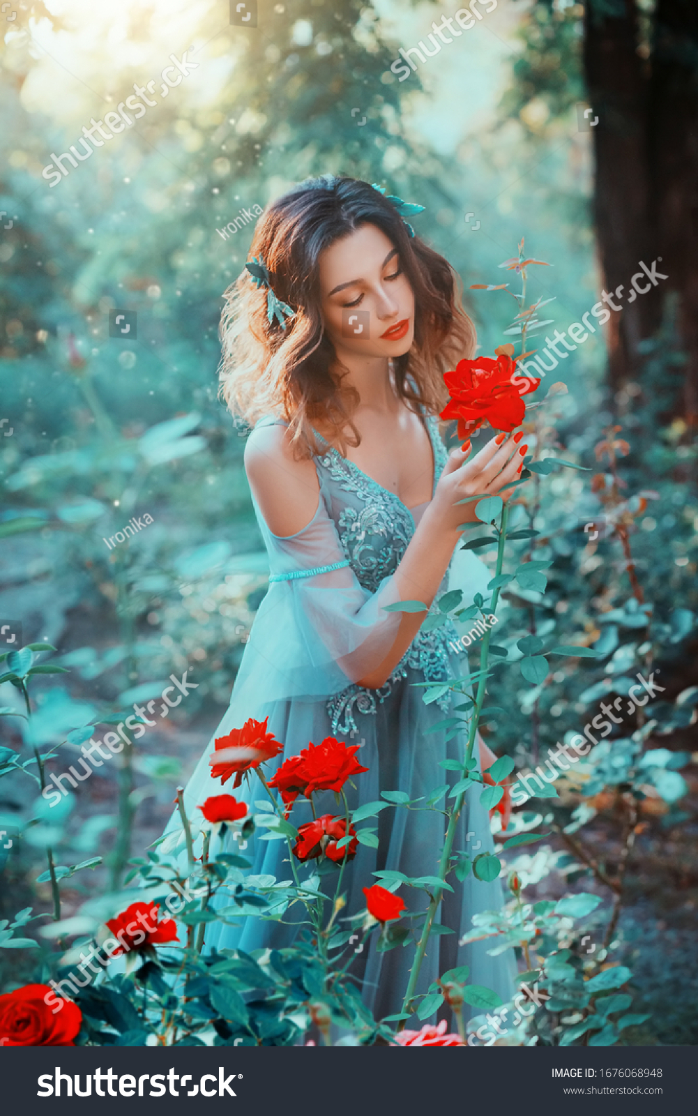 Artwork Princess Enjoy Sunny Light Nature Stock Photo 1676068948 ...