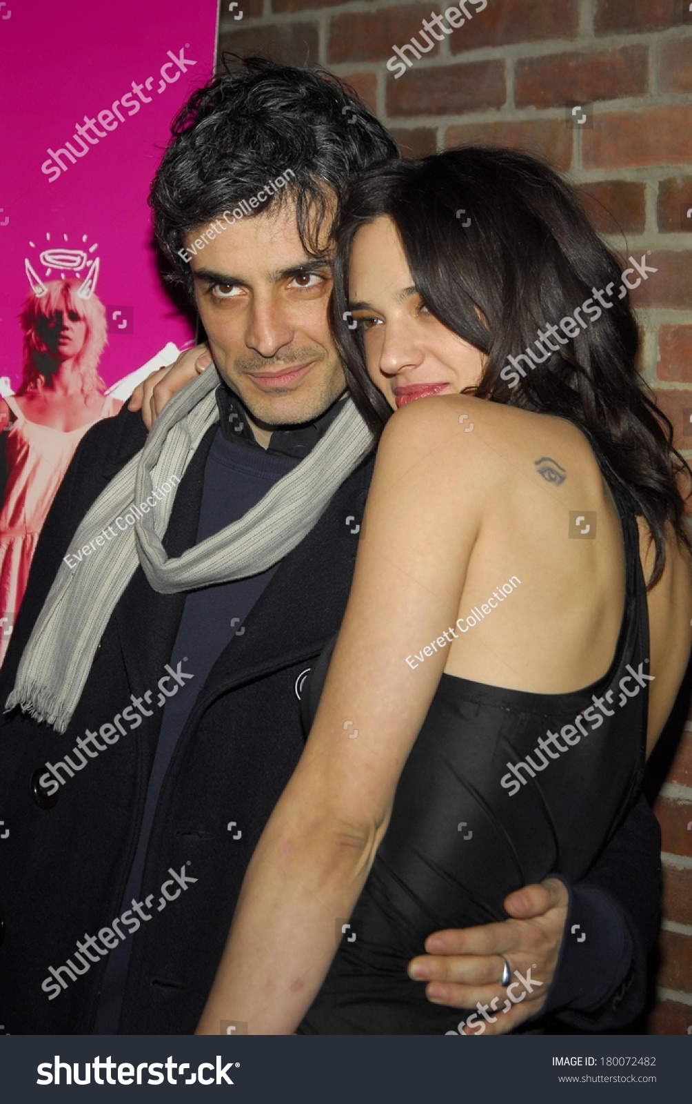 Asia Argento Alessandro Magania Afterparty Heart Stock Photo Edit