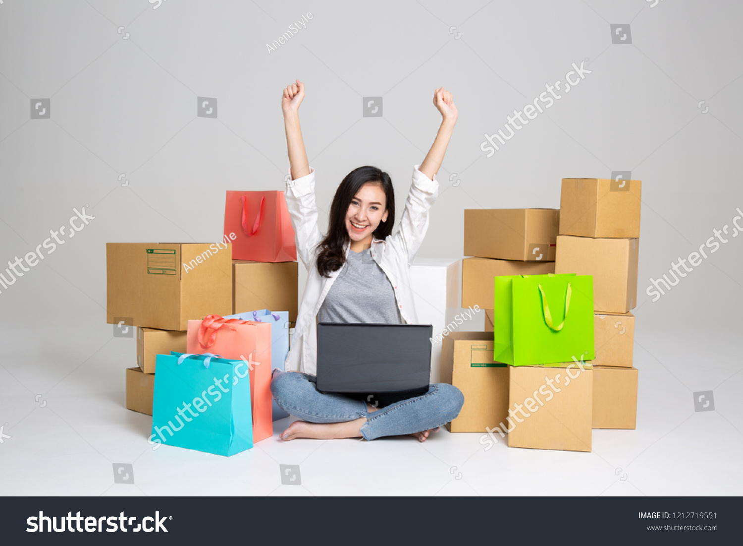 Asia Woman Shopping Online Concept Stock Photo 1212719551 Shutterstock   Stock Photo Asia Woman Shopping Online Concept 1212719551 