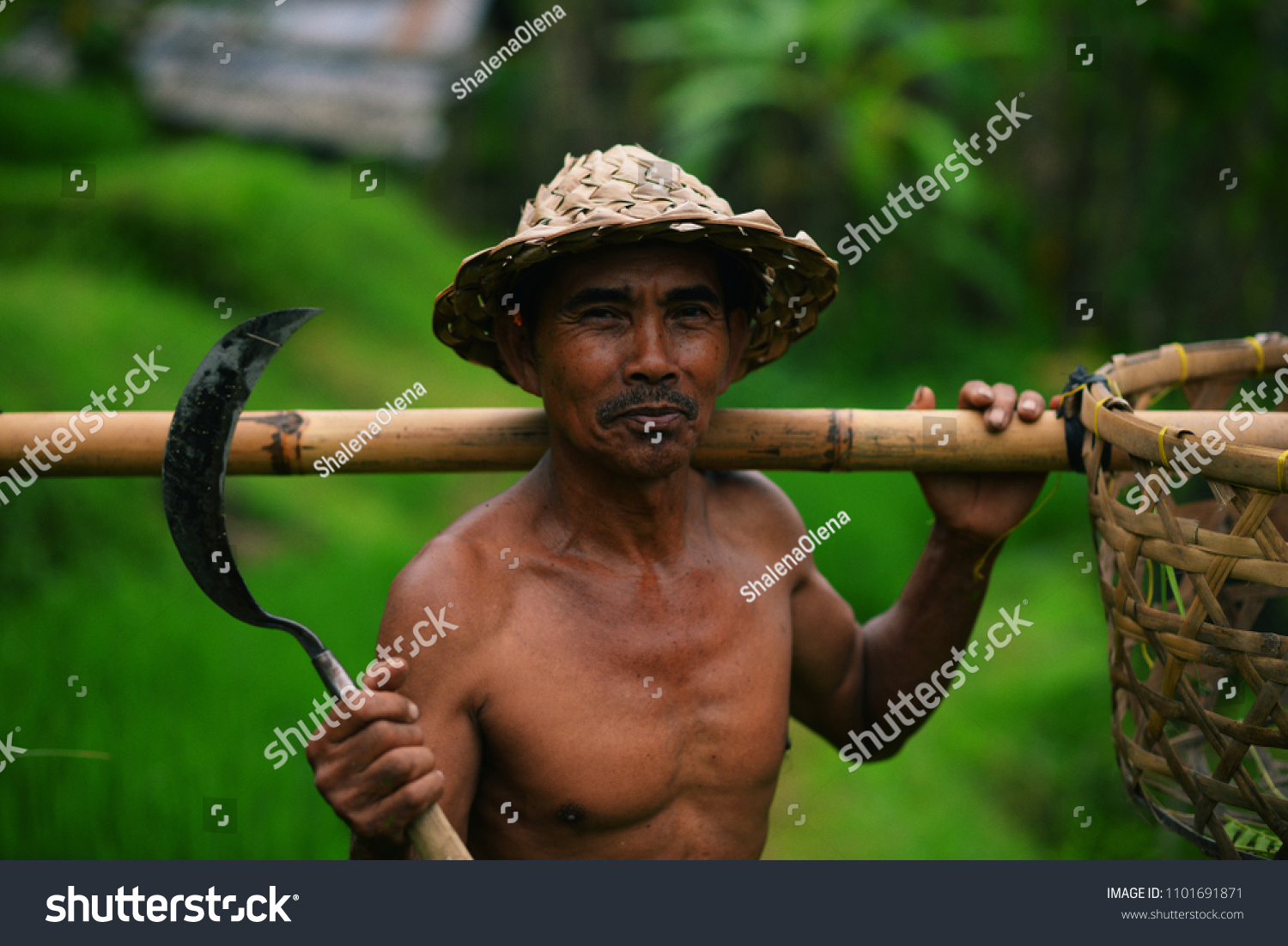 asian farmer hat