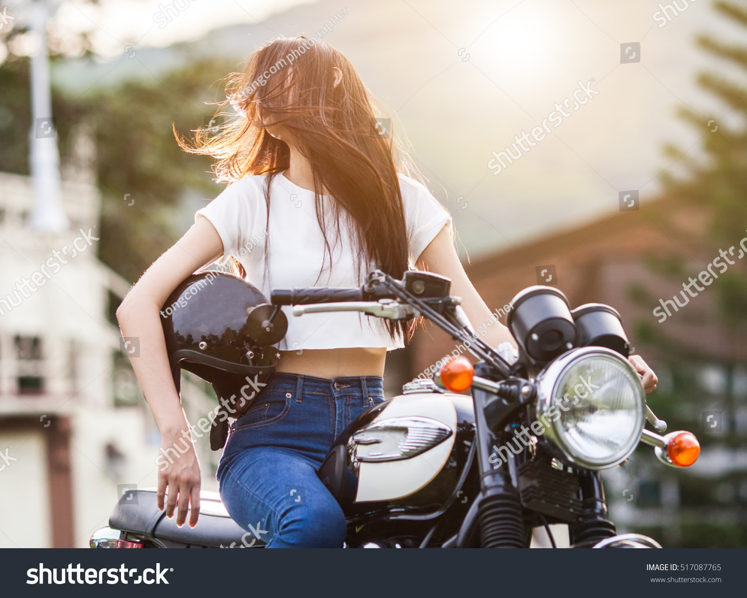 big bike girl