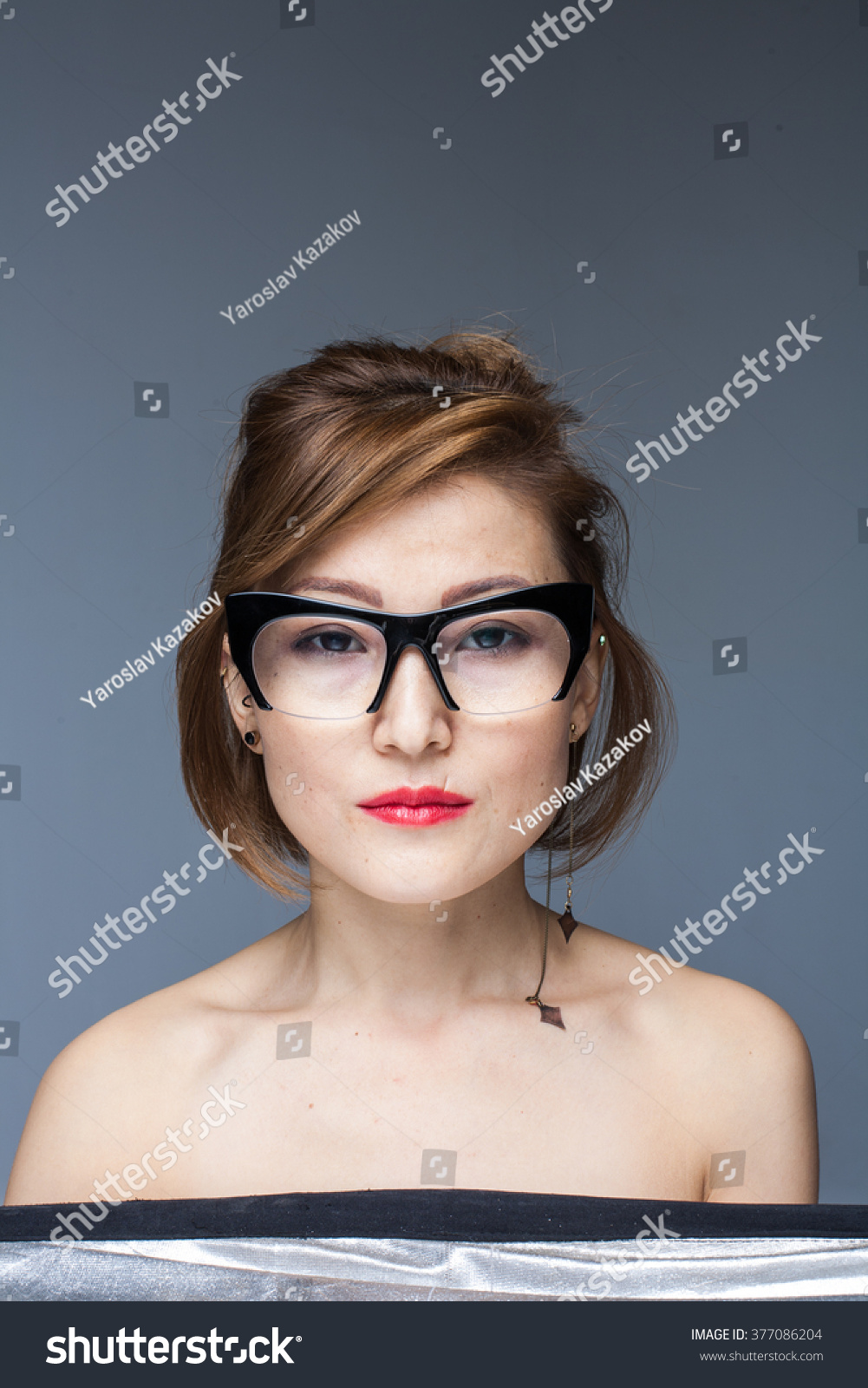 Asian Girl Portrait Half Nude Stock Photo Shutterstock