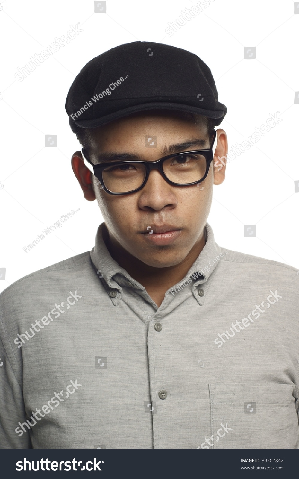 Asian Malay Man Looking You Firm Stock Photo Edit Now 89207842