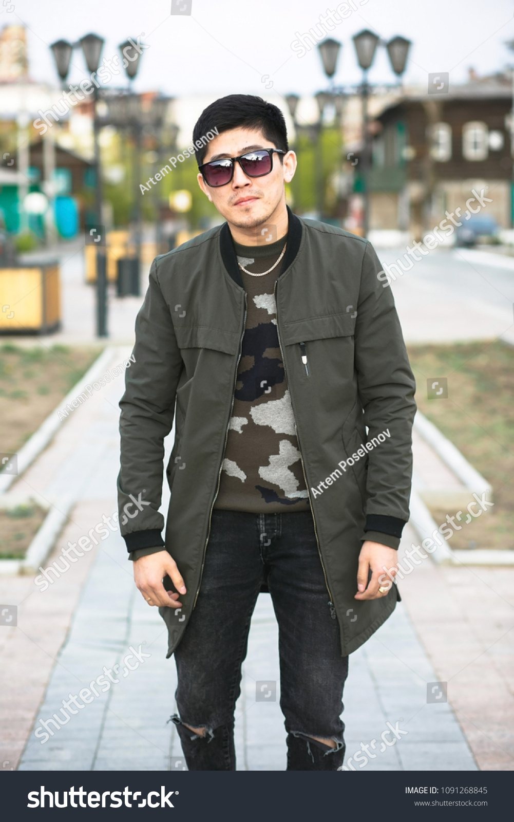 mens asian jacket