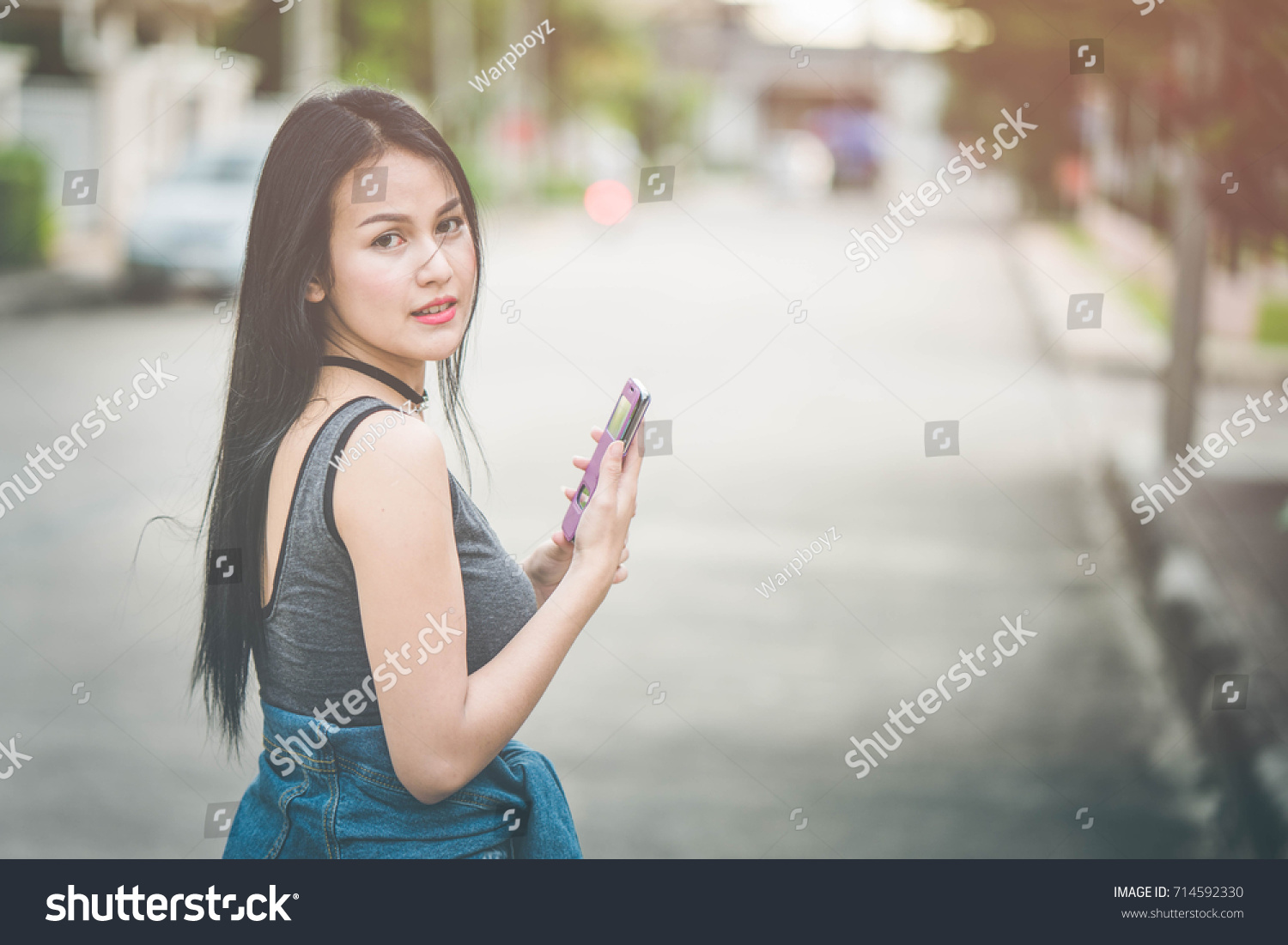 Asian street teen