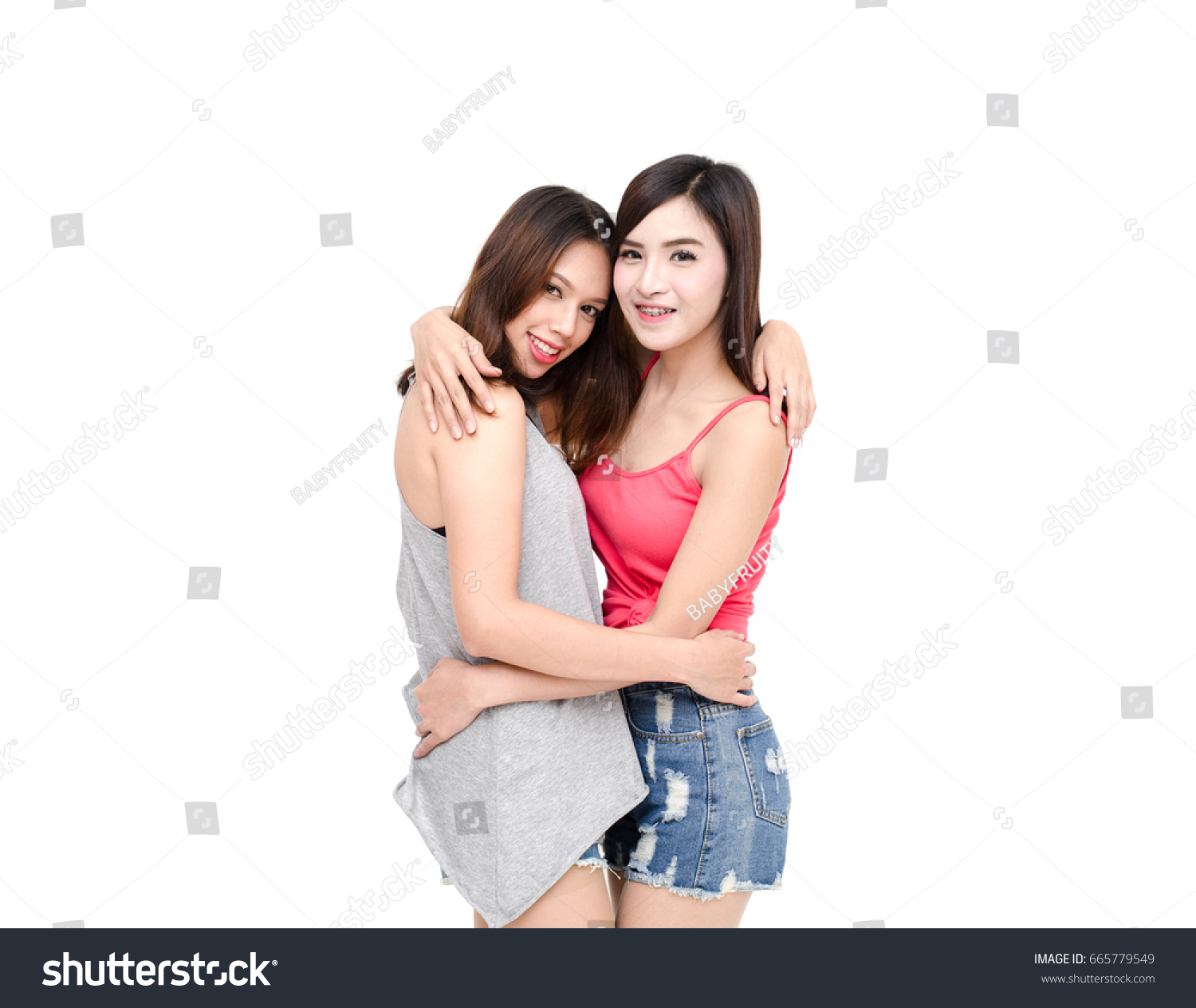 asian girl white girl lesbian