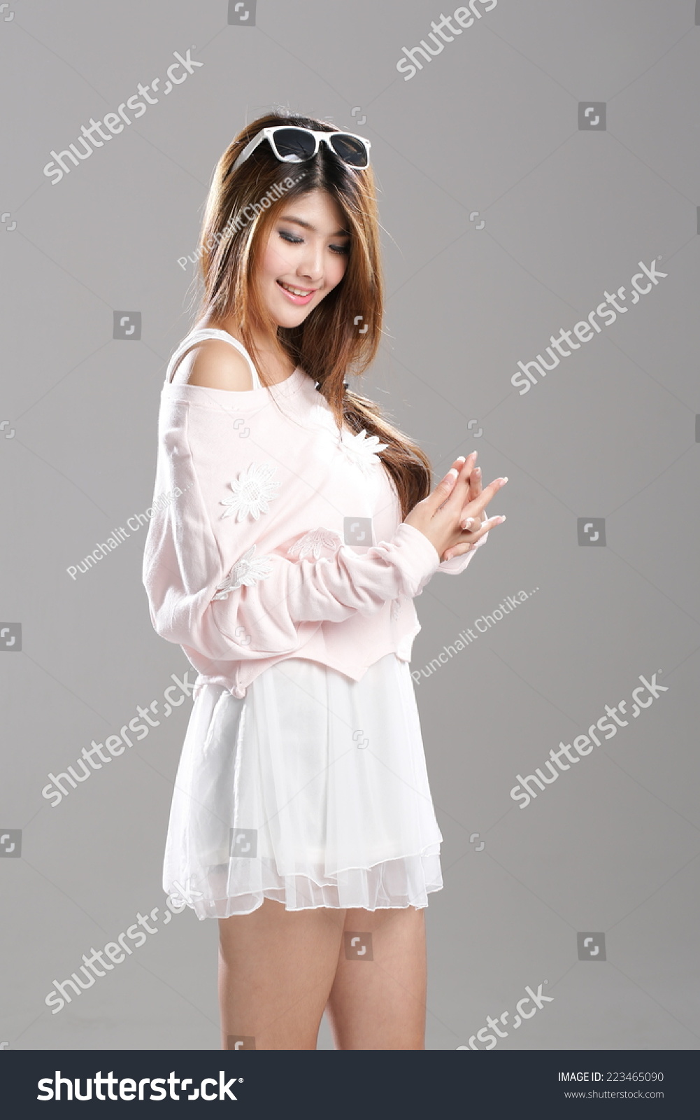 long asian tube Teen model competition