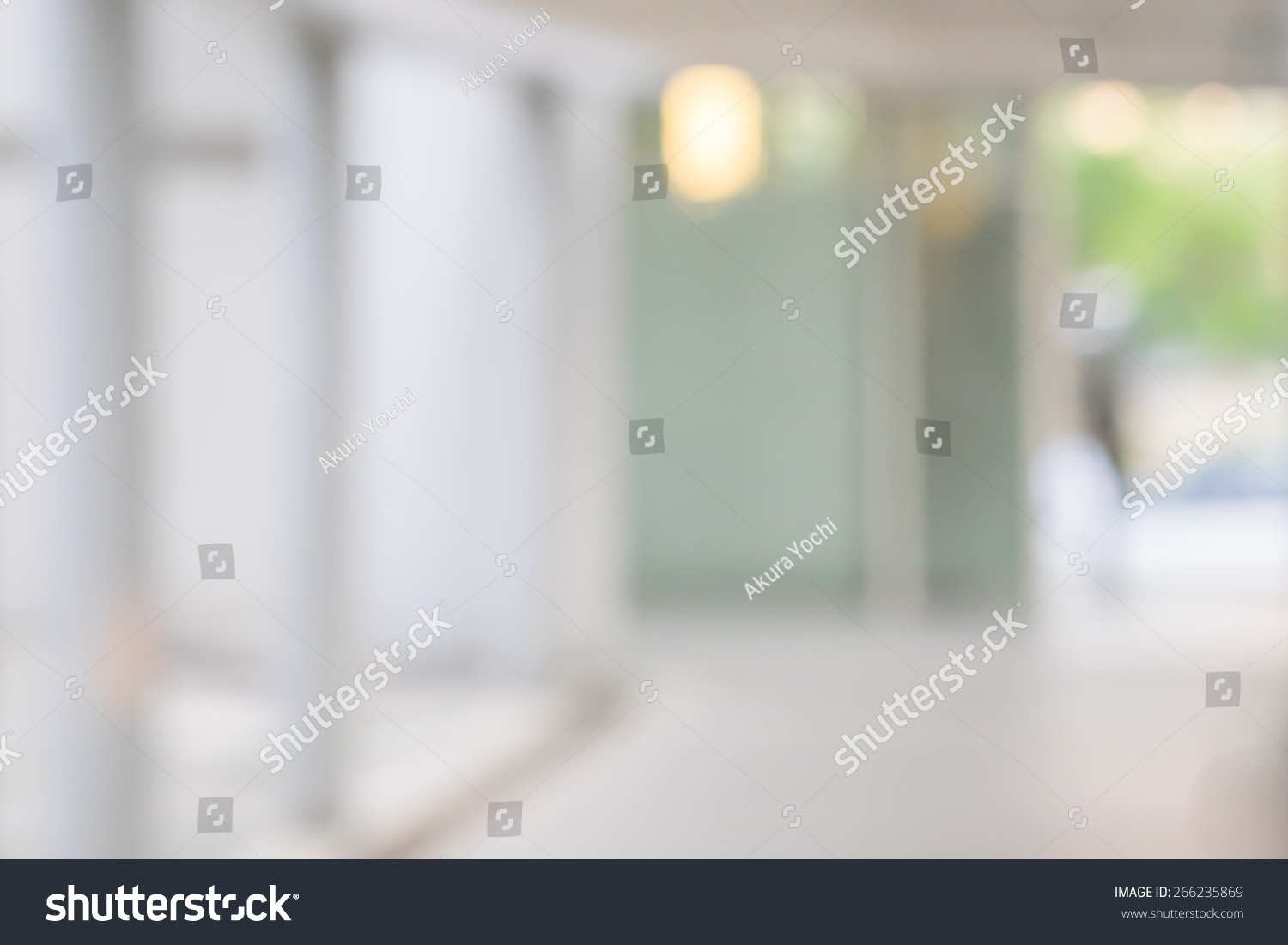 Atmosphere Around Office Blur Background Bokeh Stock Photo 266235869 ...