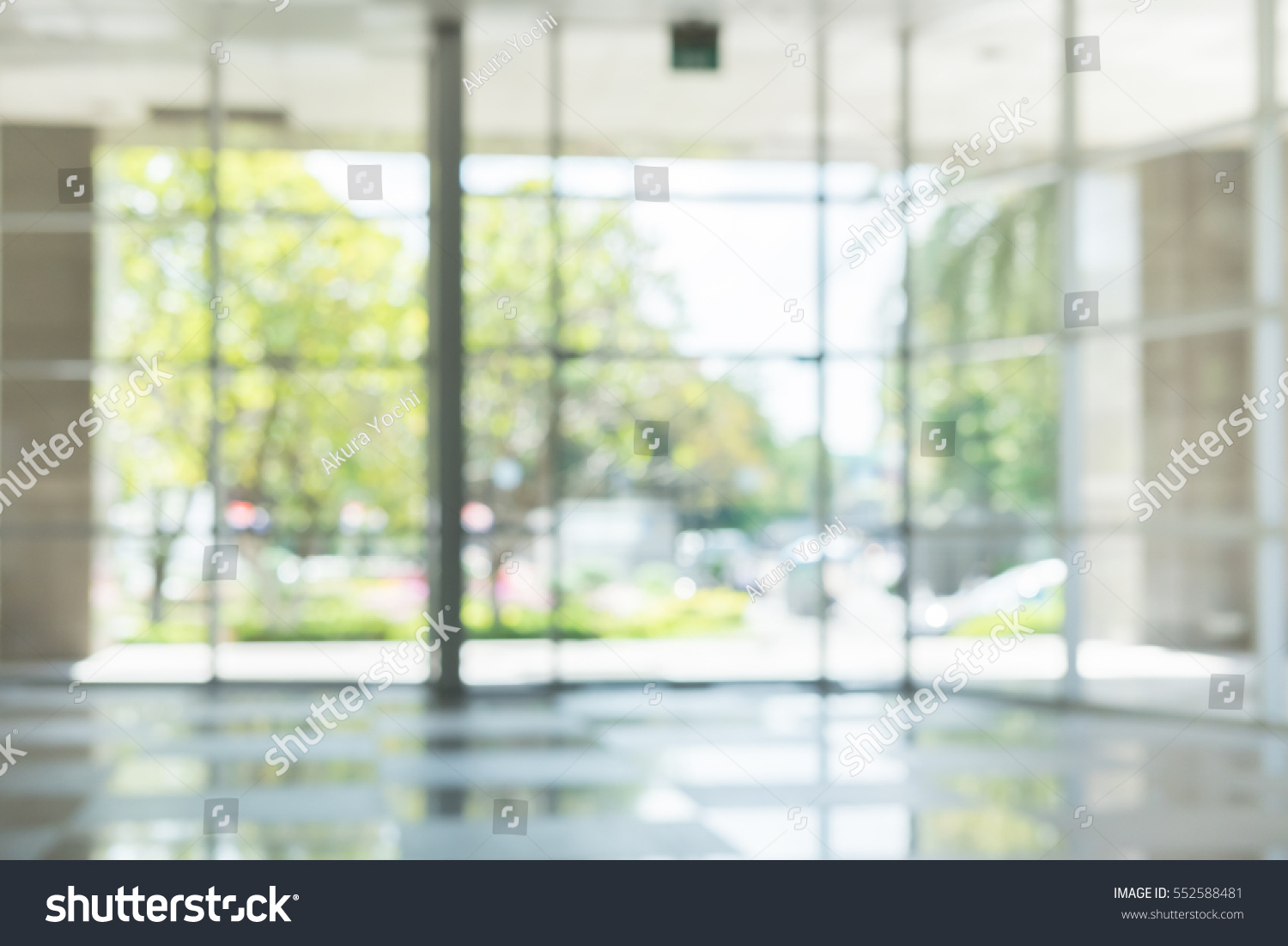 Atmosphere Around Office Blur Background Bokeh Stock Photo 552588481 ...