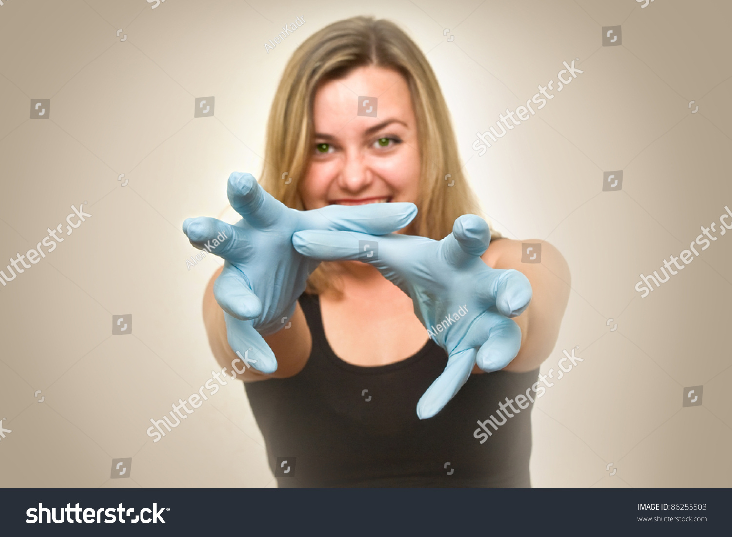 Attractive Sexy Housewife Going Fight Dirty Stock Photo (Edit Now) 86255503