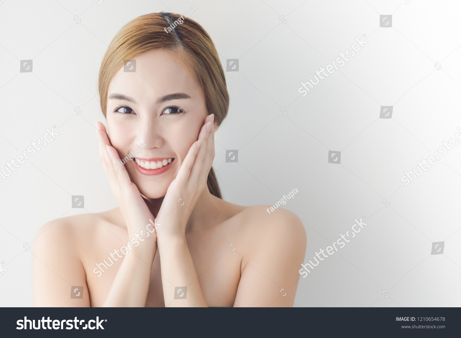 Attractive Asian Woman Nude Make Naked Foto Stok Shutterstock