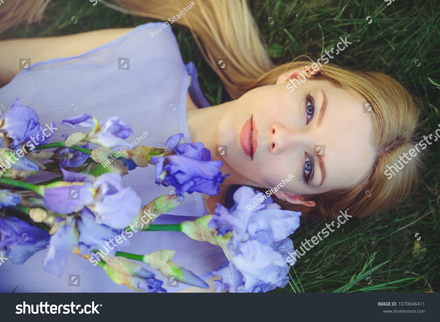 Attractive Young Girl Blonde Dren Hair Stock Photo Edit Now