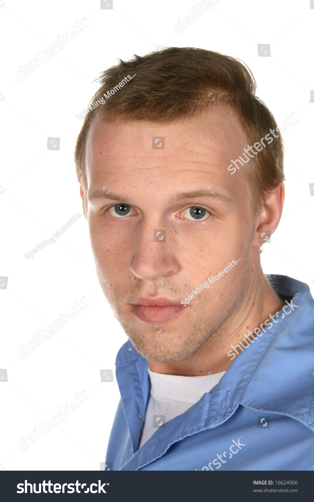 Attractive Young Man Thinning Hair On People Beauty Fashion