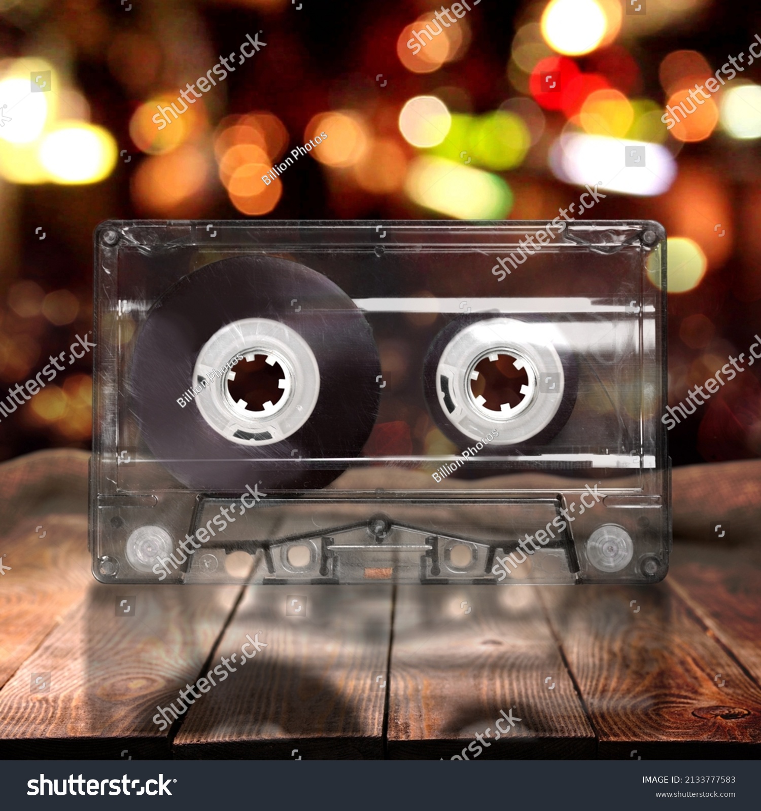 Audio Cassette Music Background Retro Old Stock Photo 2133777583 ...