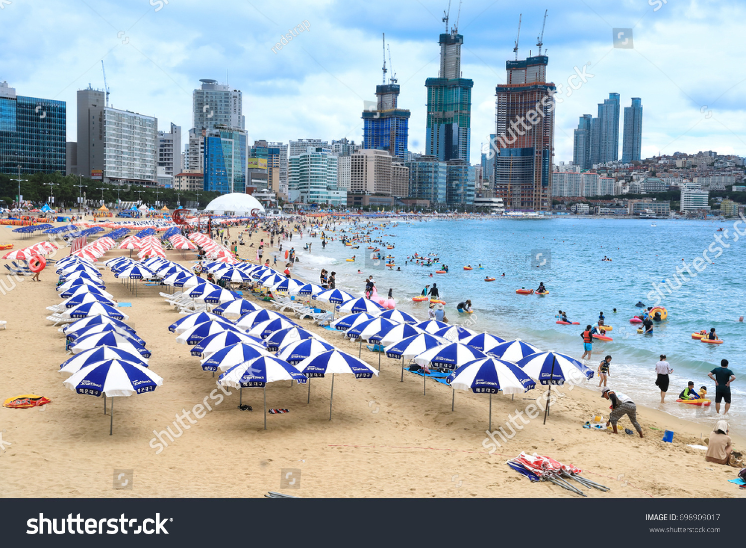 August 13 2017 Haeundae Beach Busan Stock Photo Edit Now