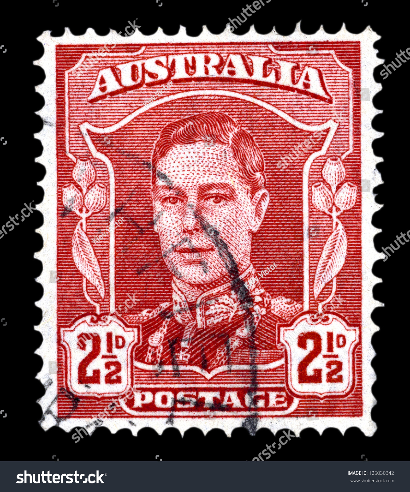 Australia - Circa 1942: A Stamp Printed In Australia Shows Portrait Of ...