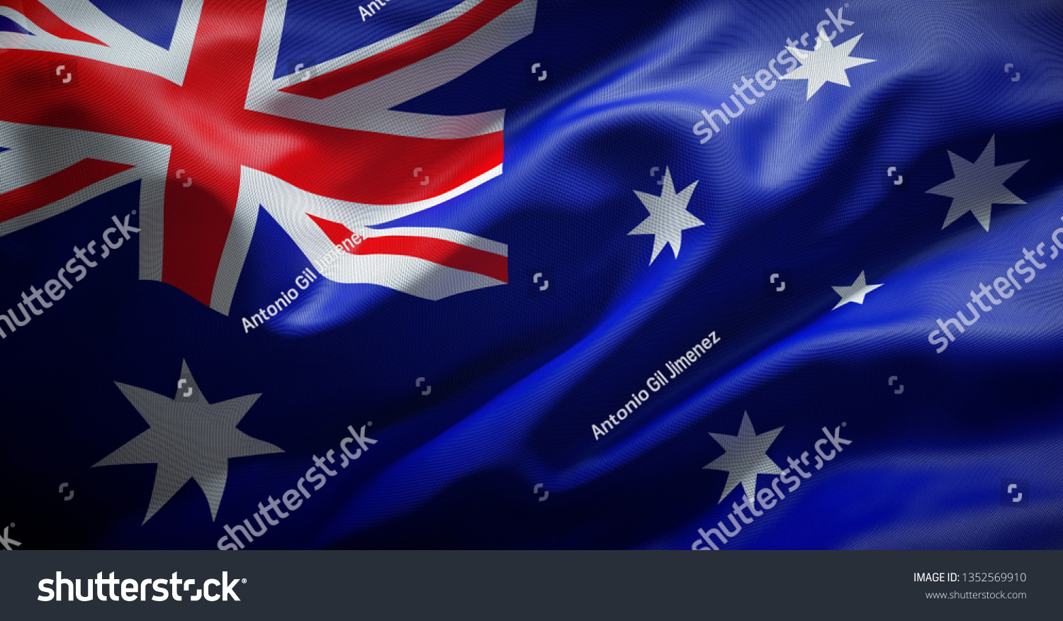 オーストラリア国旗 オーストラリア の写真素材 今すぐ編集