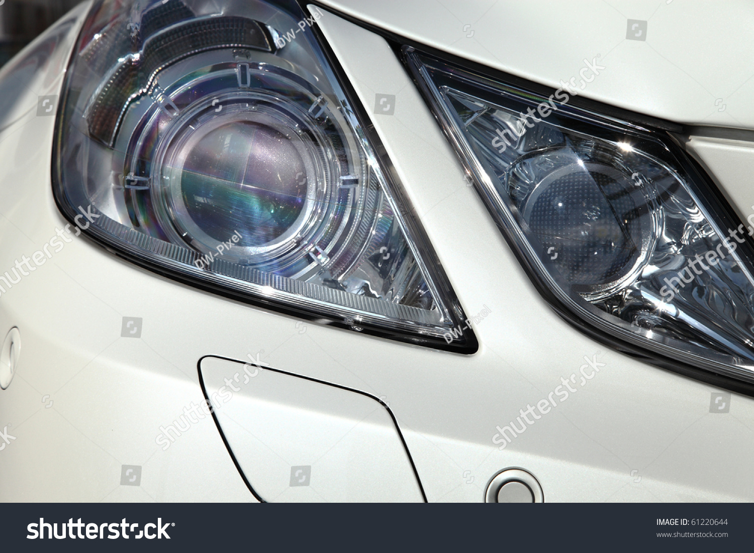 Auto Parts, Front Headlights Stock Photo 61220644 : Shutterstock