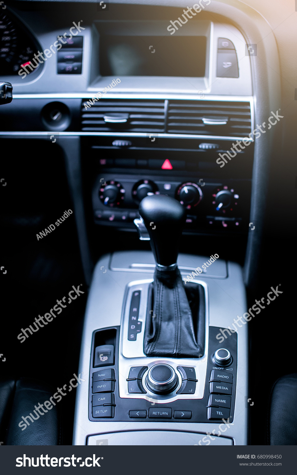 Automatic Gear Stick Modern Car Car Stock Photo Edit Now