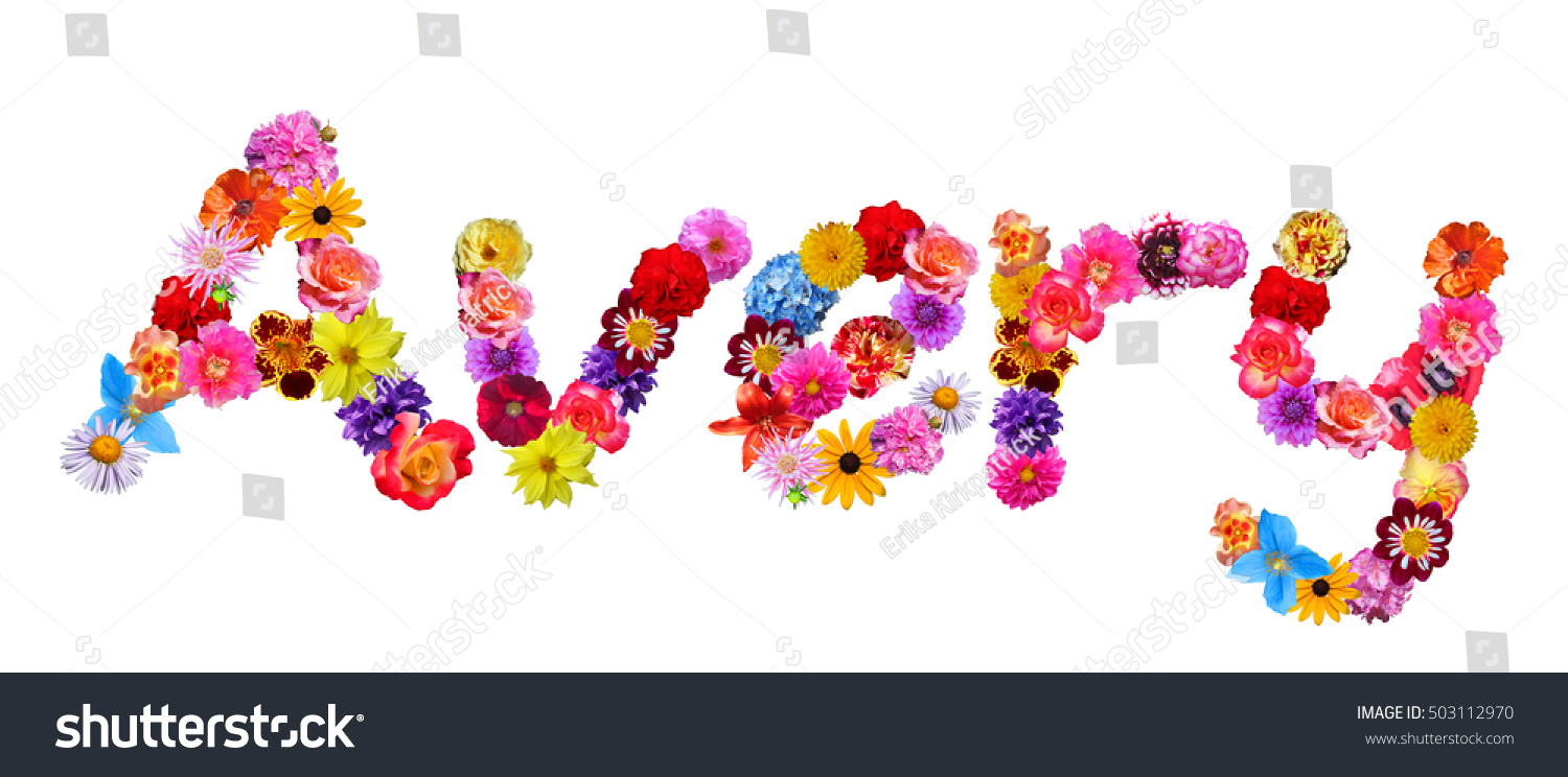 avery floral name stock photo edit now 503112970 shutterstock