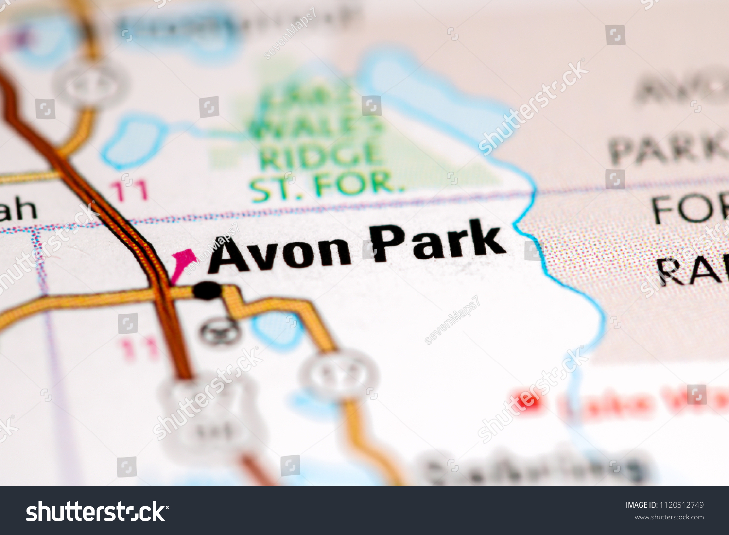 Avon Park Florida Usa On Map Stock Photo Edit Now 1120512749