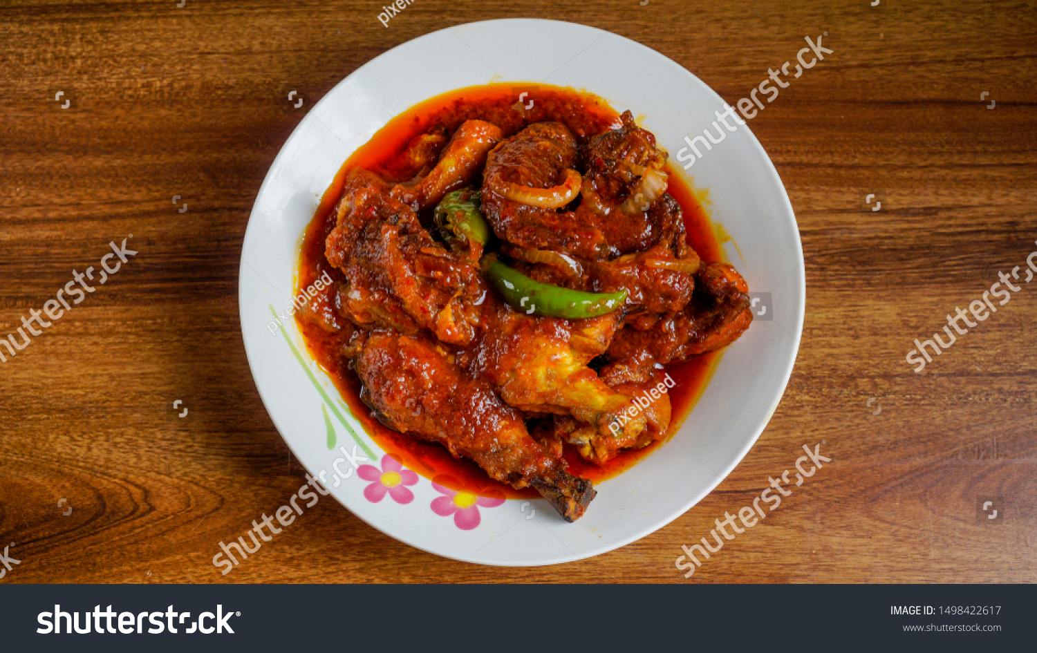 Merah ayam masak Ayam Masak