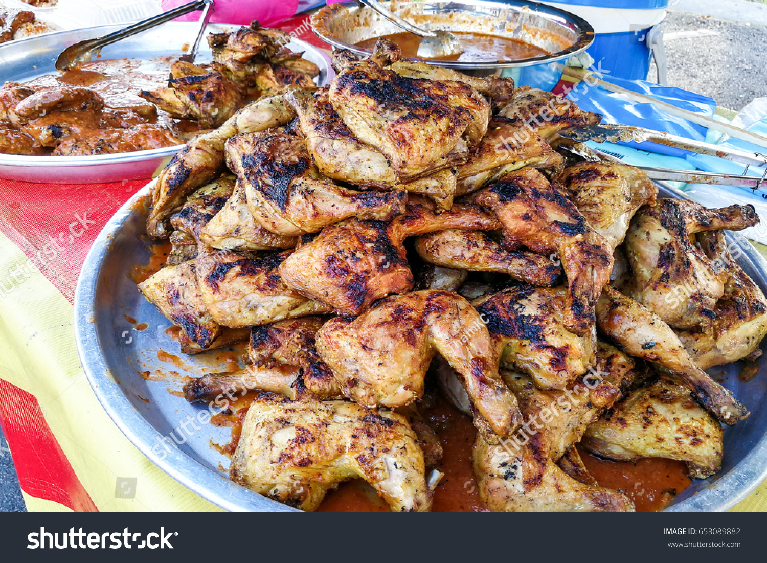 Ayam Percik Grilled Chicken Popular Malay Stock Photo Edit Now 653089882