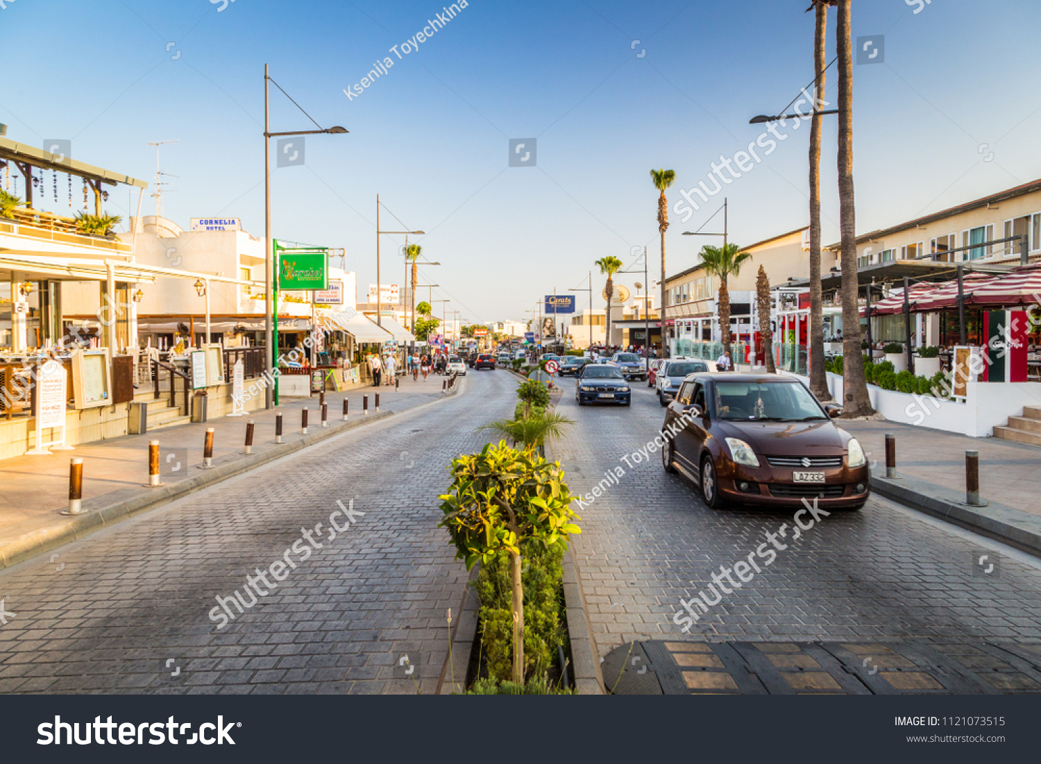 Ayia Napa Street View Ayia Napa 20 May 2018 Street Stock Photo 1121073515 | Shutterstock