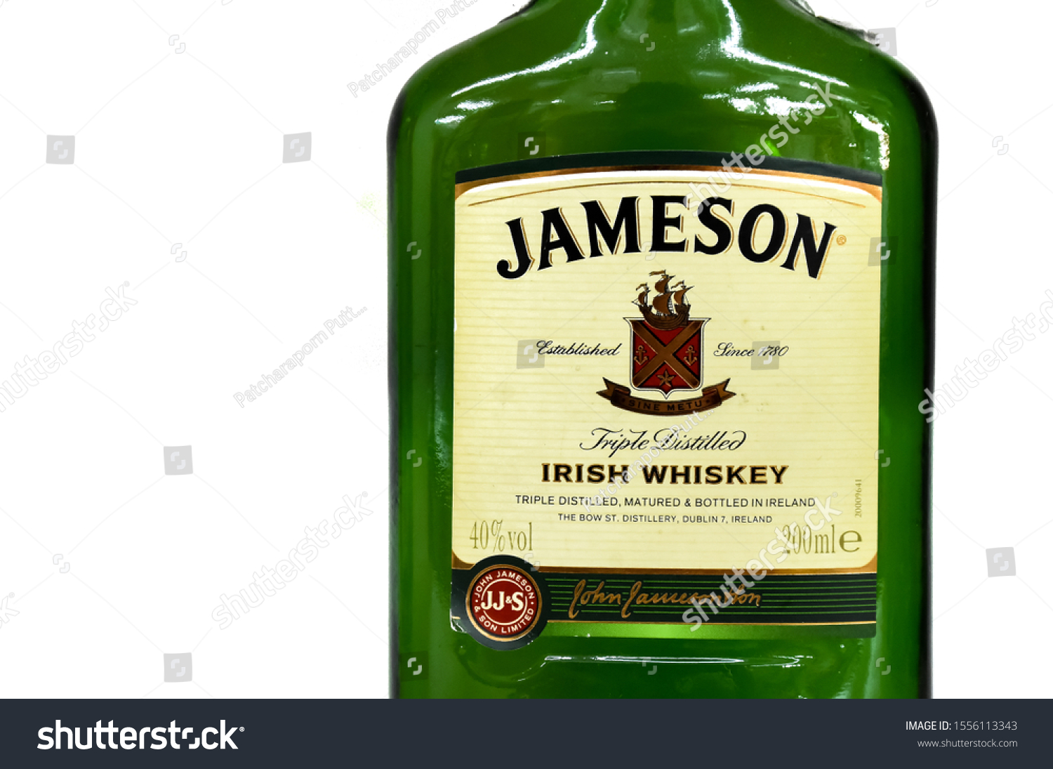 Jameson Best Selling Irish Whiskey World Stock Photo 1556113343