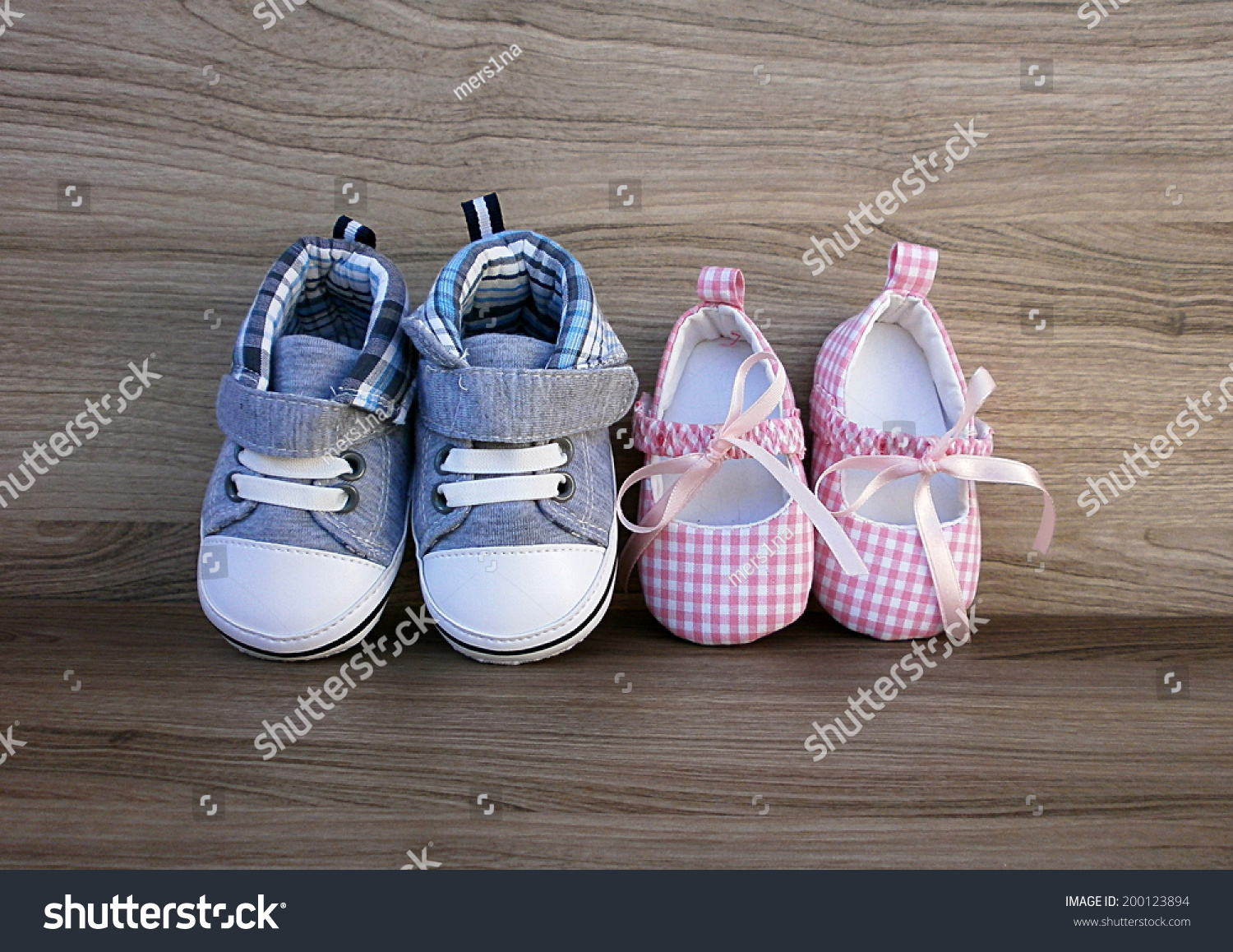 Baby Boy Girl Shoes Stock Photo (Edit 