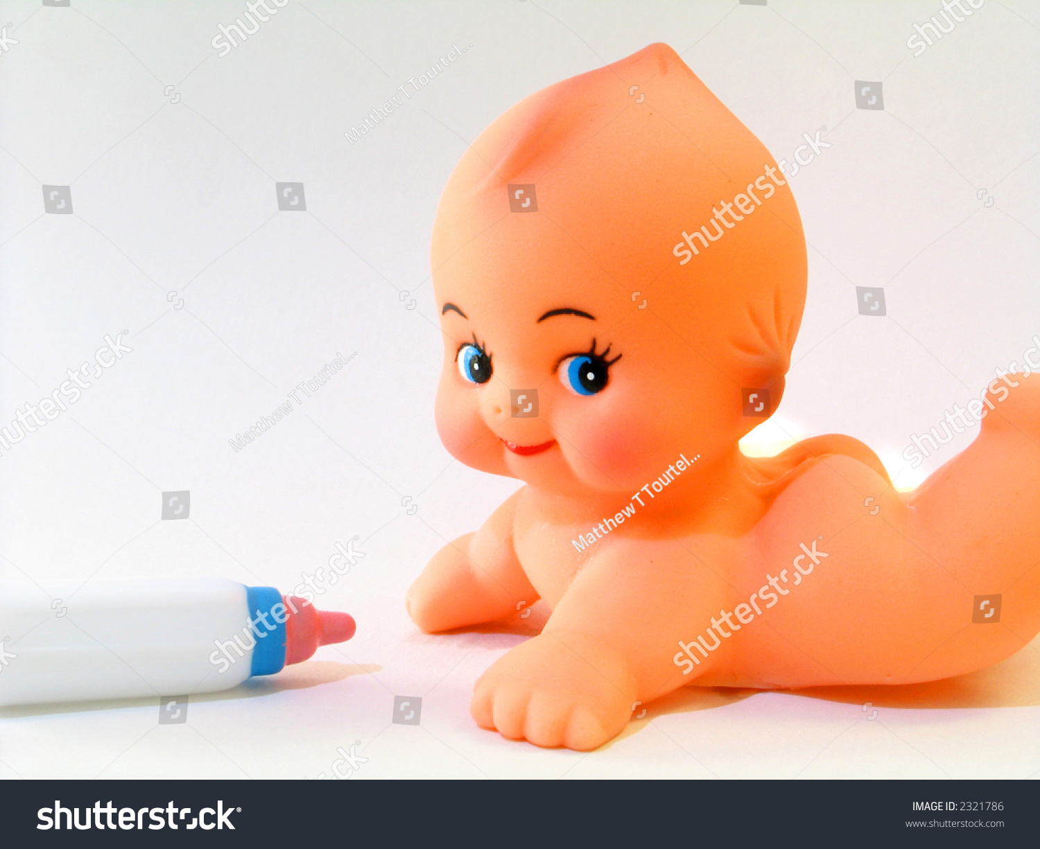 baby boy doll with bottle