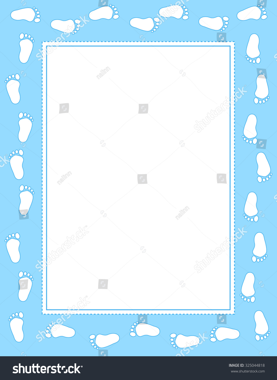 Footprint Page Border