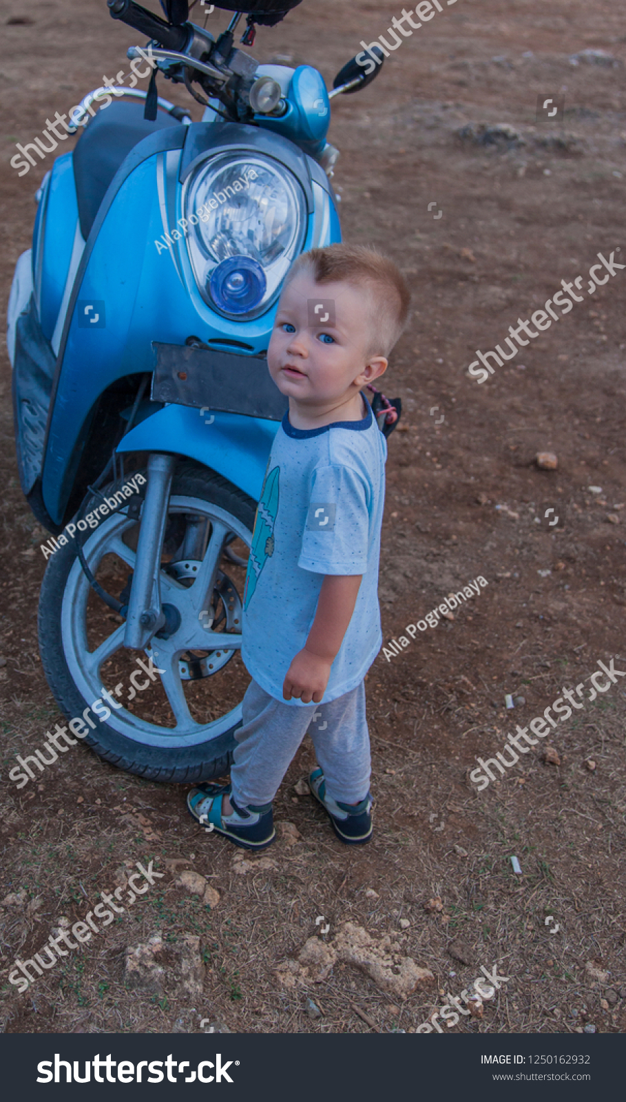 baby boy motorbike