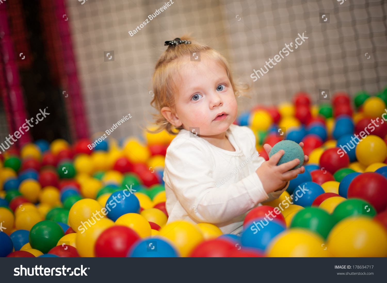 baby girl ball pool