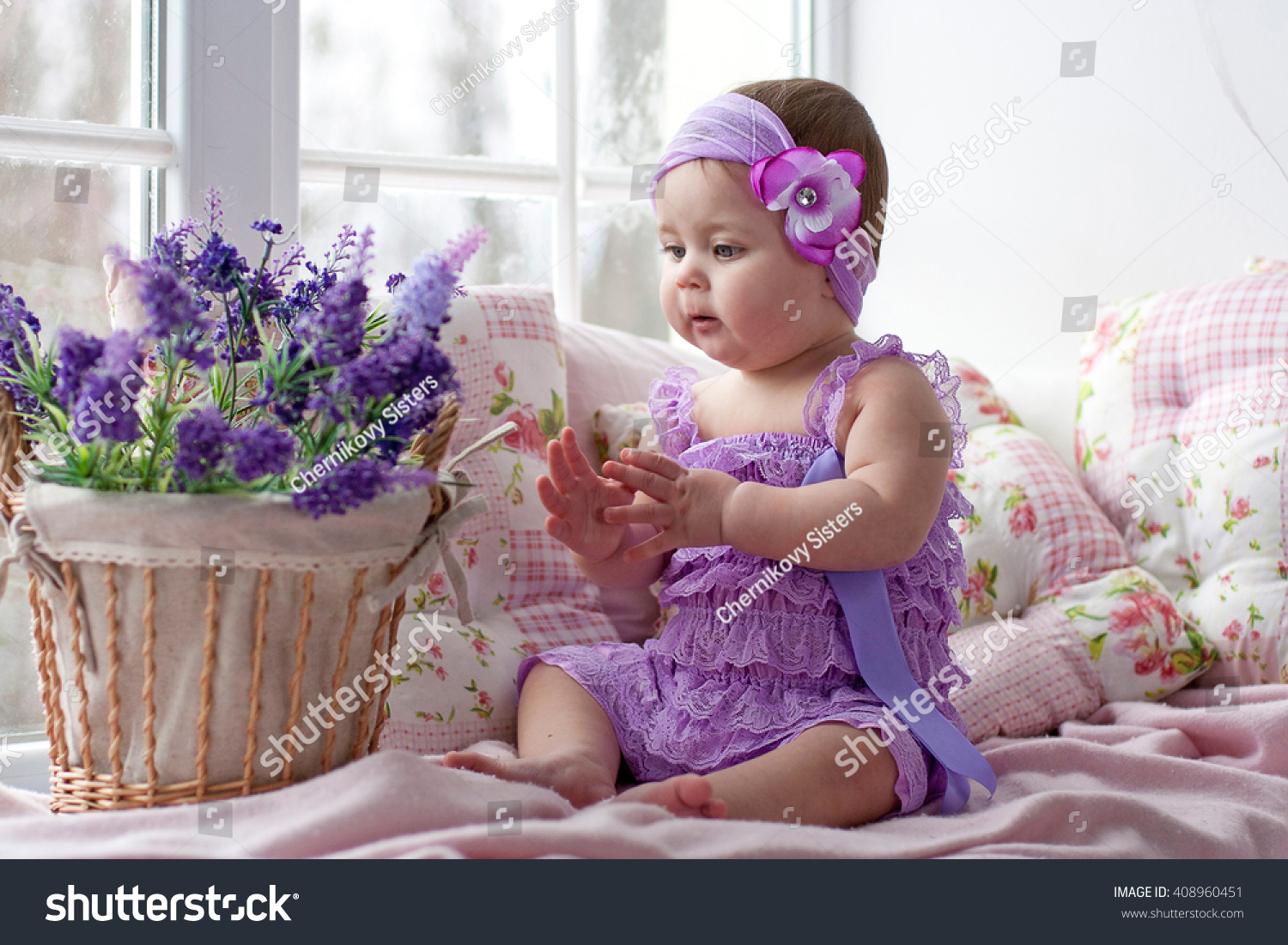 lavender dress for baby girl