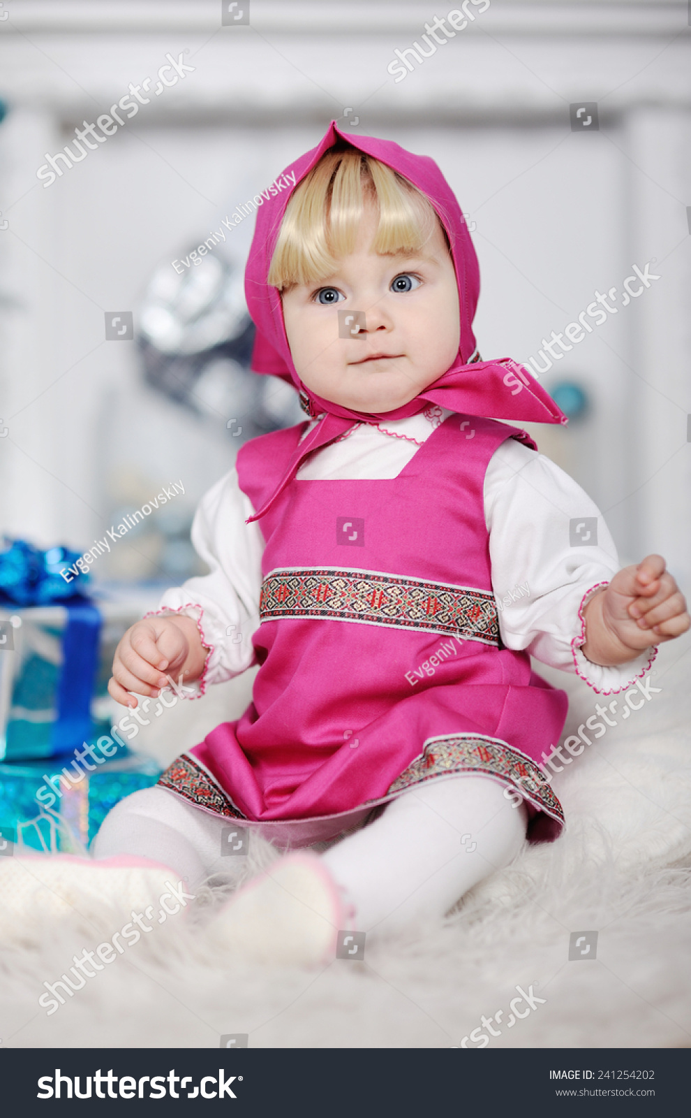 Baby girl in russian