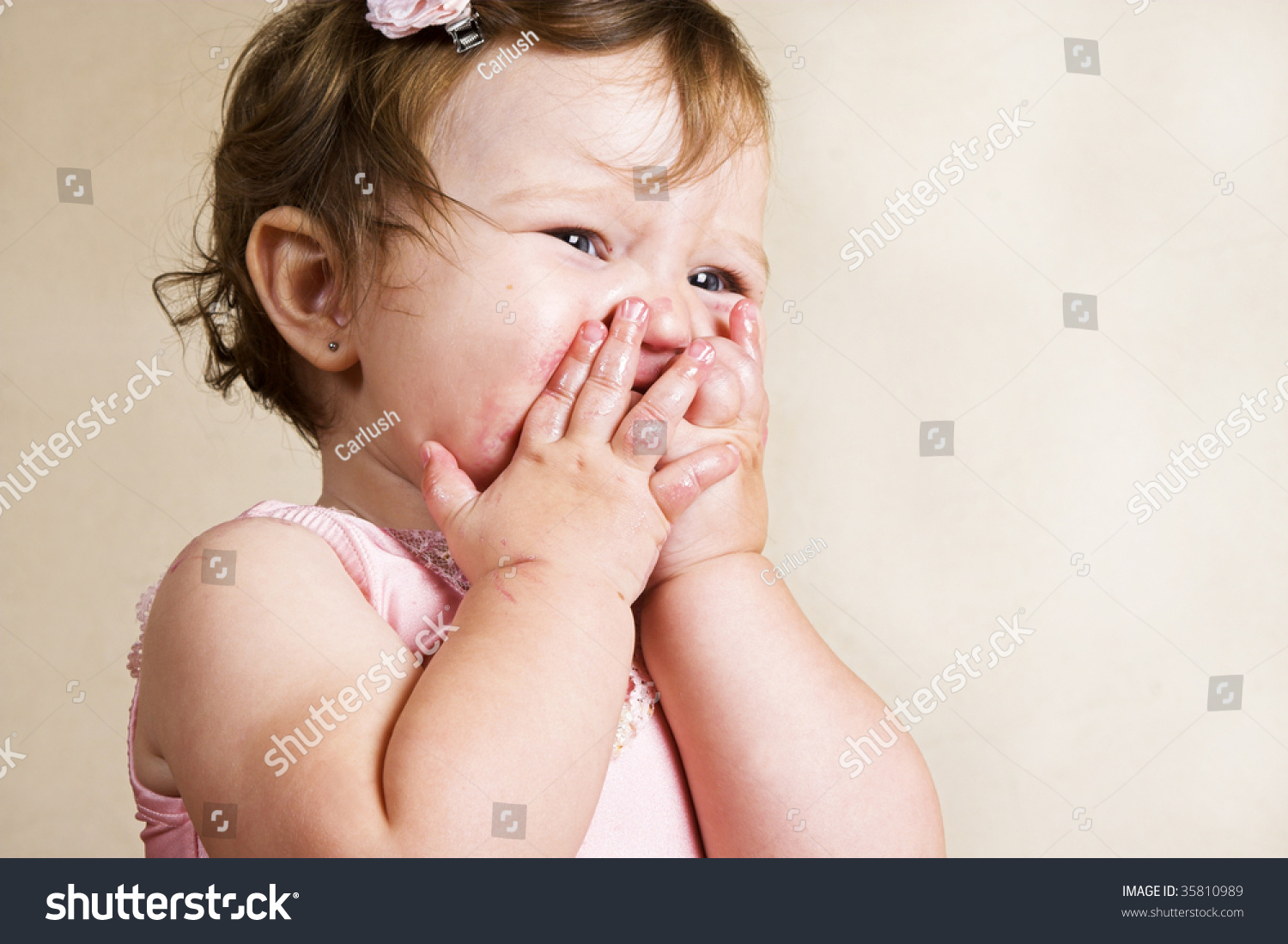 baby sad face a