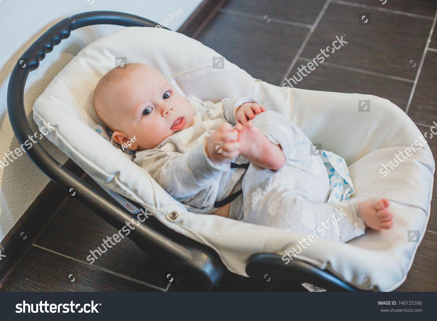 baby in a cradle