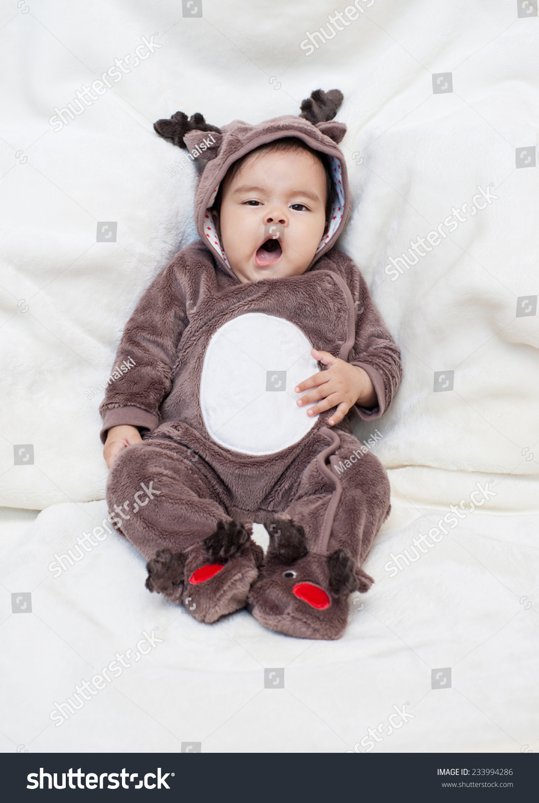 infant reindeer costume