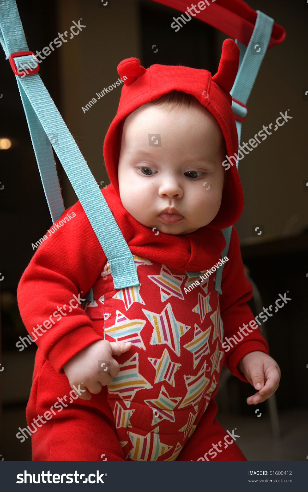 baby red jumper