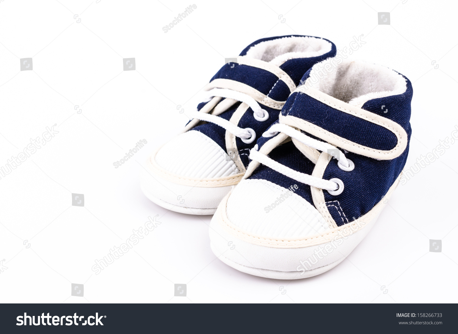 Baby Shoe On Isolated White Background Stock Photo 158266733 | Shutterstock