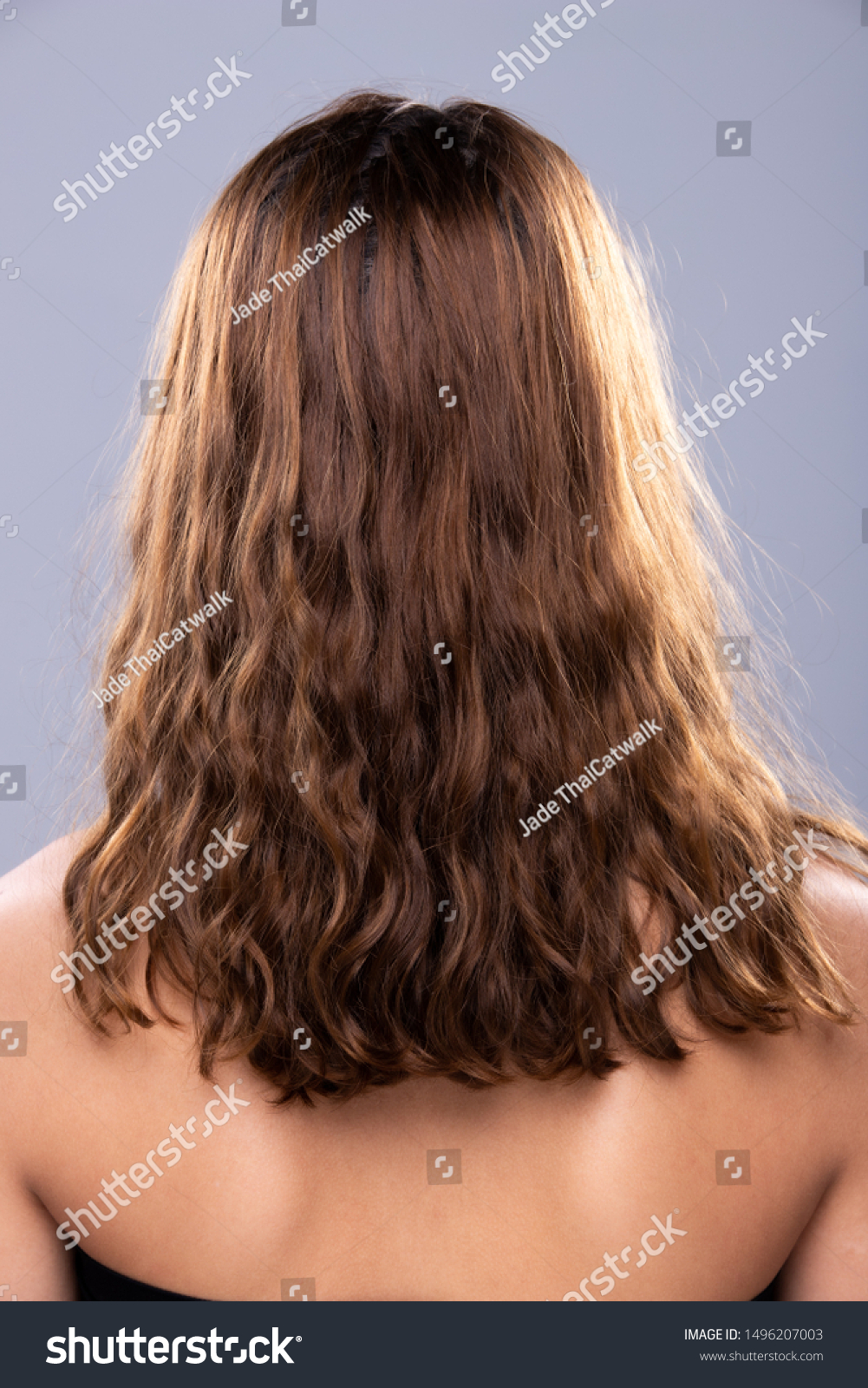 Back Side View Women Show Short Stock Photo Edit Now