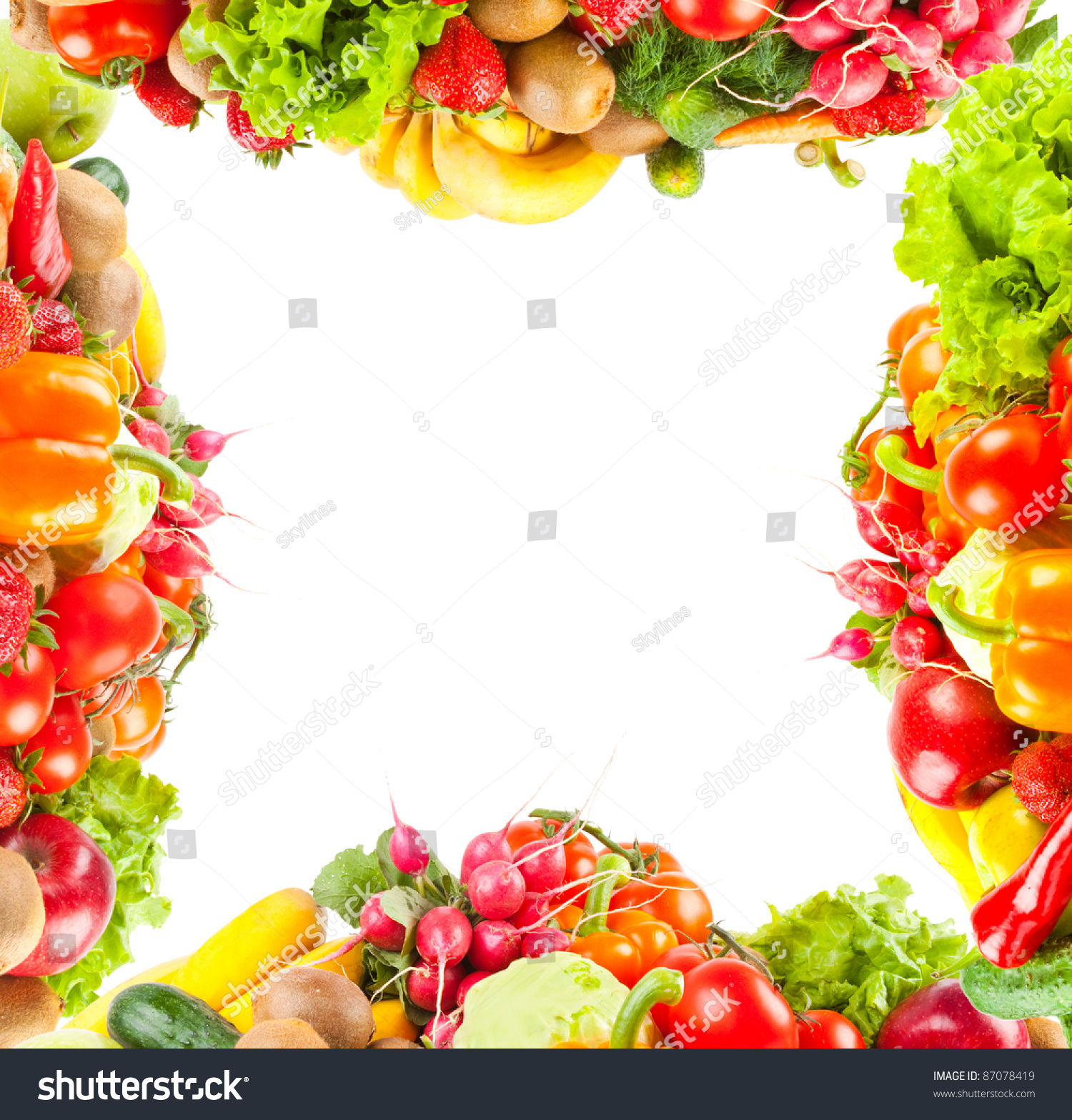 Background Fruit Vegetables Stock Photo 87078419 - Shutterstock