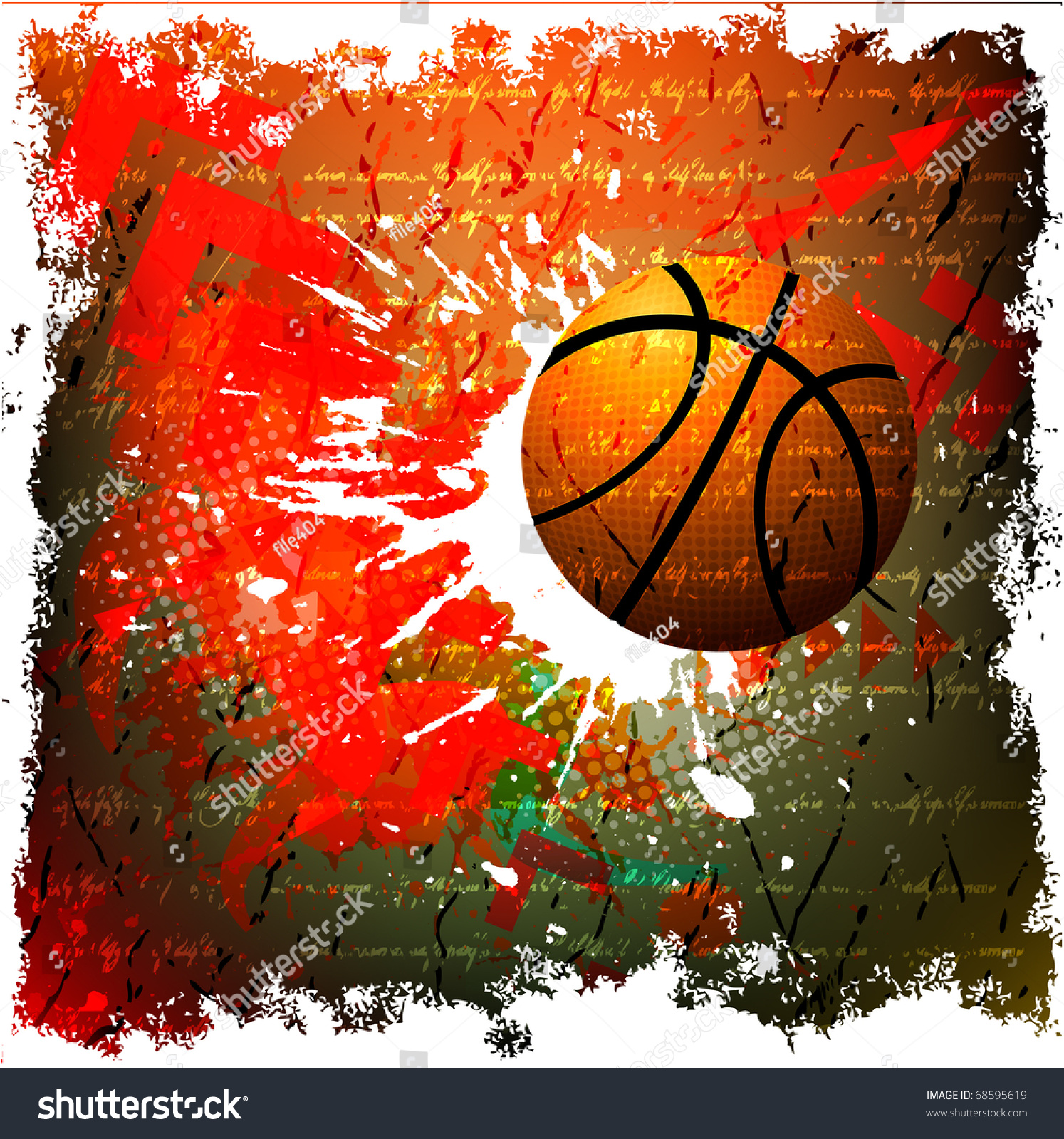 Background Of Basketball Sport Stock Photo 68595619 : Shutterstock