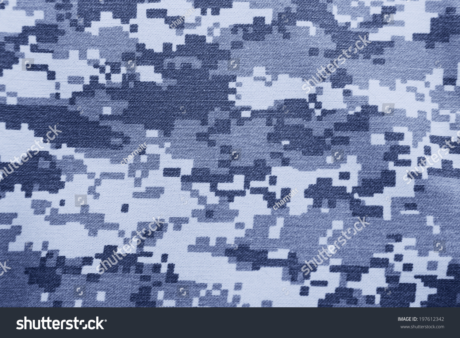 Background Blue Digital Camouflage Pattern Stock Photo 197612342 ...