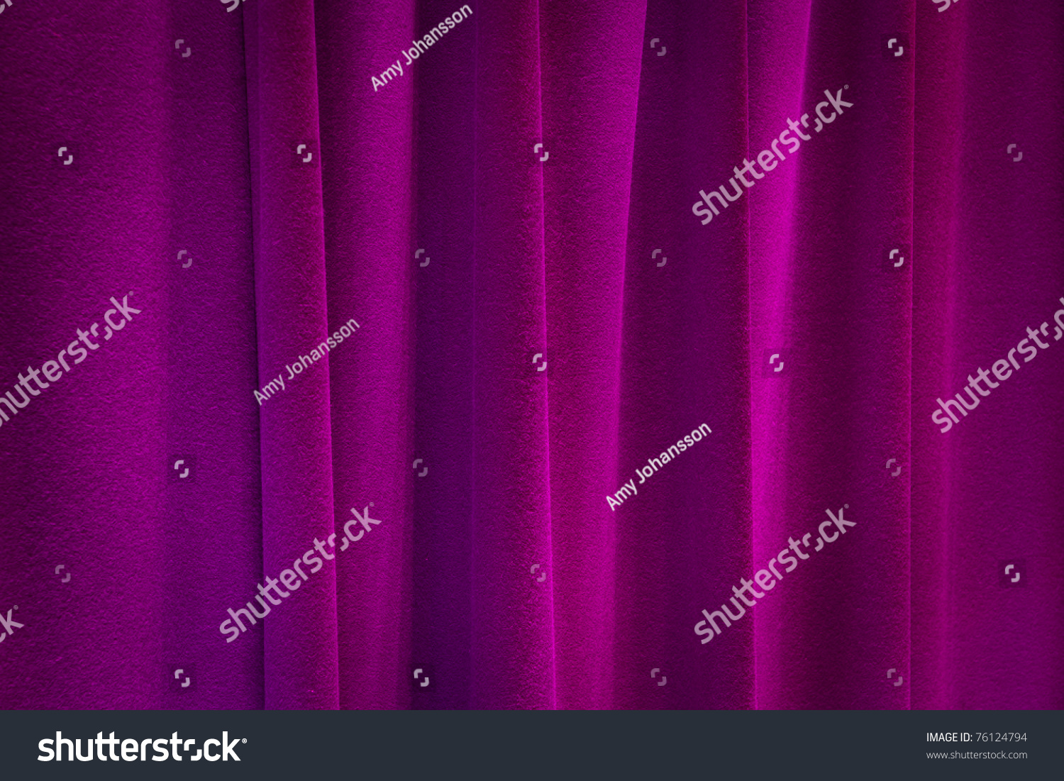 Background Purple Illuminated Curtain Stock Photo 76124794