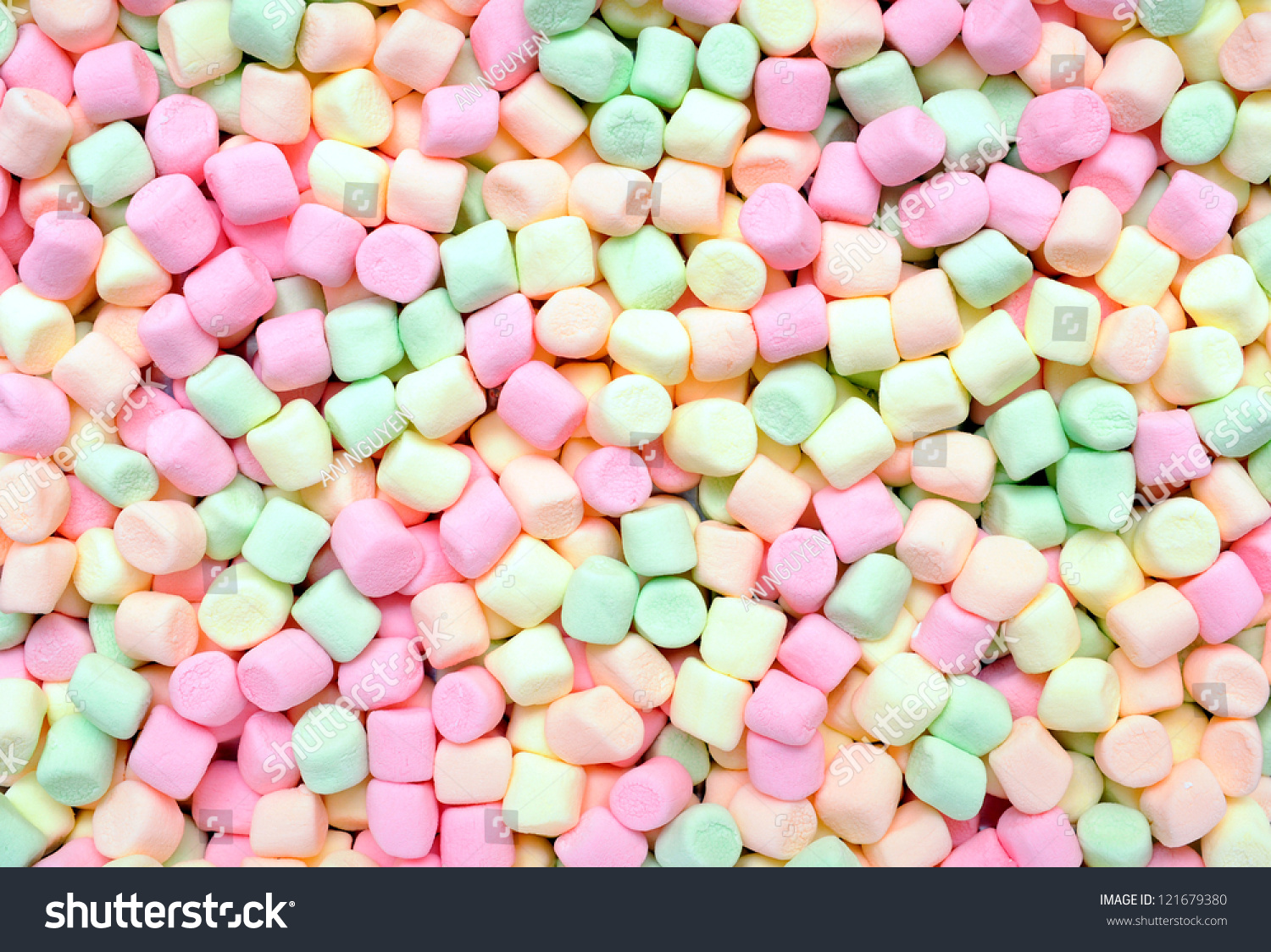 Background texture colorful mini marshmallows lagerfoto 121679380 ...