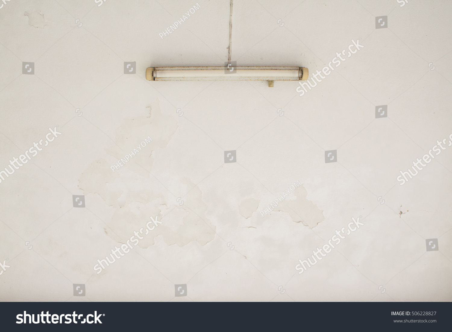 Background Textured Surface Ceiling Paint Off Stock Photo