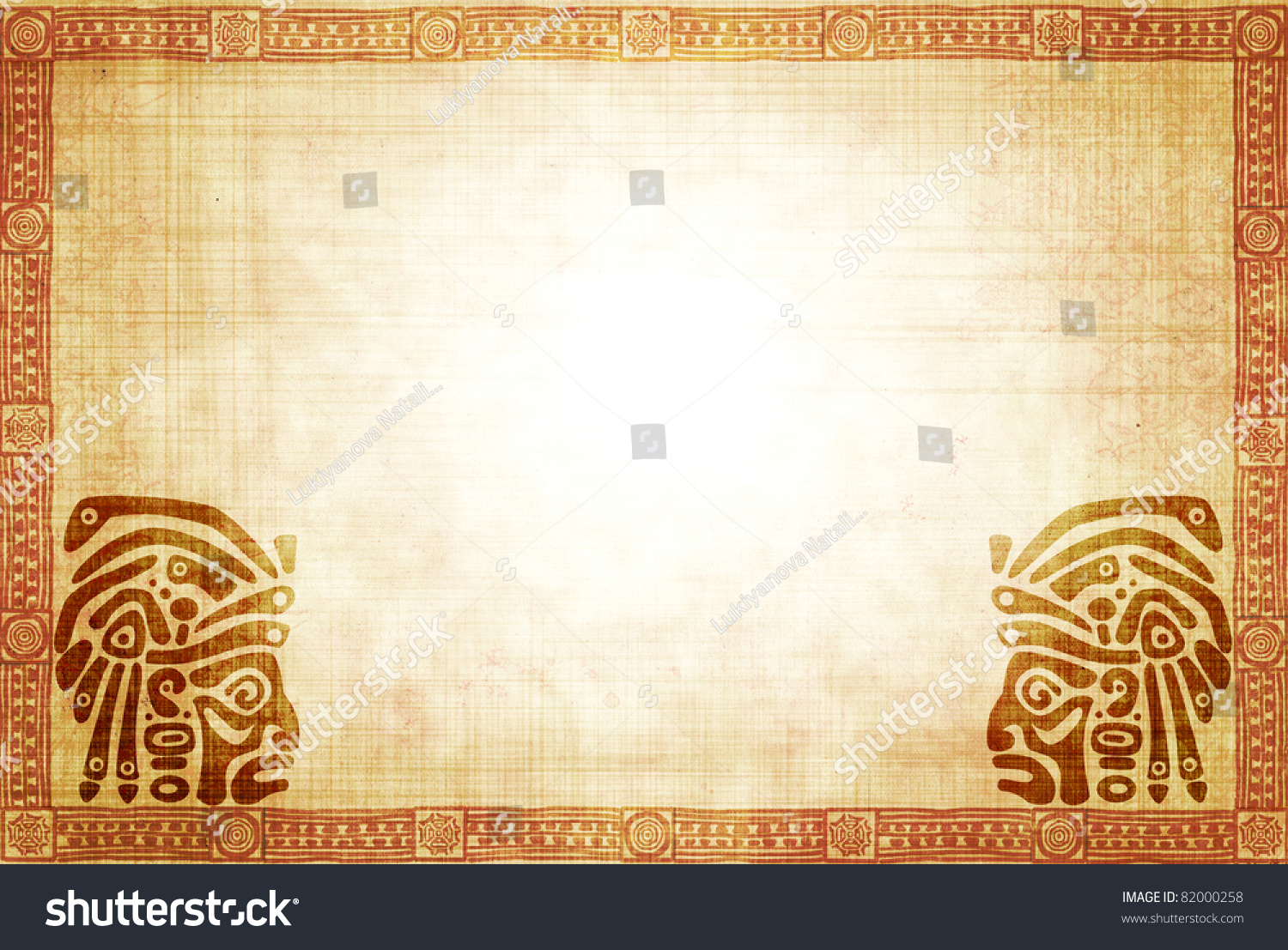 Background American Indian Traditional Patterns Stock Illustration ...